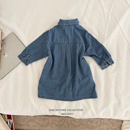 [PRE-ORDER] Denim Shirts Dress