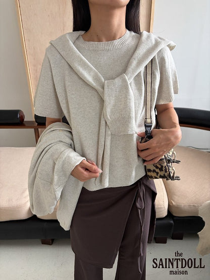 [PRE-ORDER] Round Sweater Top (Mom Couple)