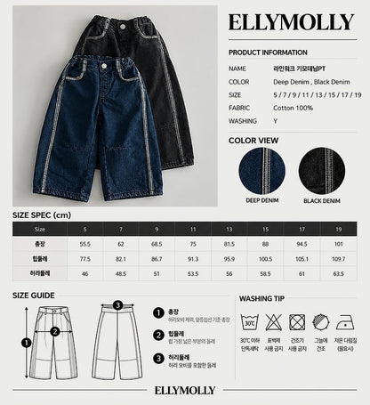 [PRE-ORDER] Line Work Denim Pants