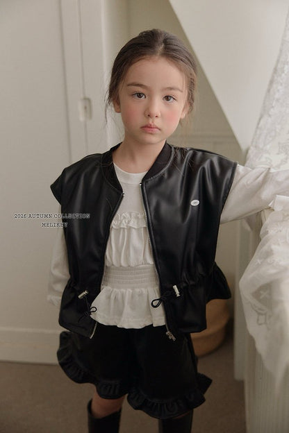 [PRE-ORDER] Faux Leather String Vest
