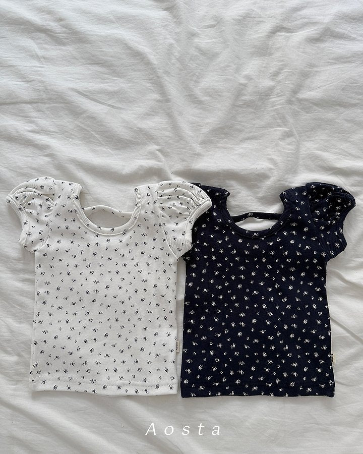 [PRE-ORDER] Open Back Puff Blouse