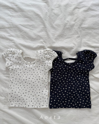 [PRE-ORDER] Open Back Puff Blouse