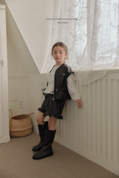 [PRE-ORDER] Faux Leather String Vest