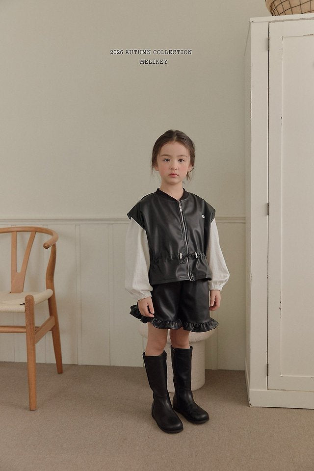 [PRE-ORDER] Faux Leather String Vest