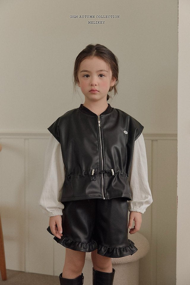 [PRE-ORDER] Faux Leather String Vest