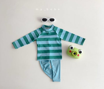 [PRE-ORDER] Stripe Rashguard Top Bottom Set