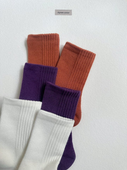 [PRE-ORDER] Dual Ribbed Socks Set
