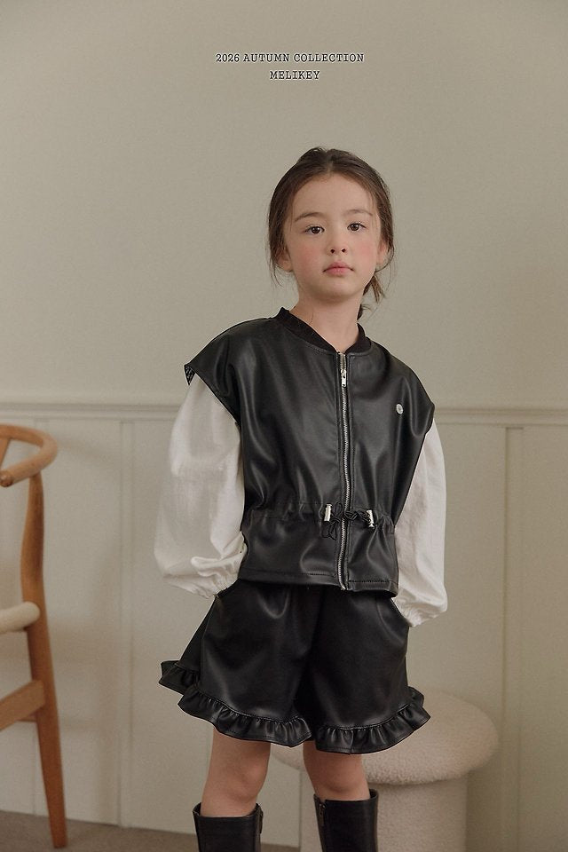 [PRE-ORDER] Faux Leather String Vest