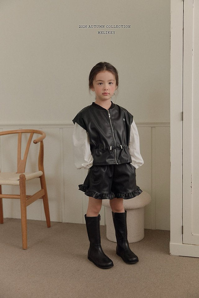 [PRE-ORDER] Faux Leather String Vest