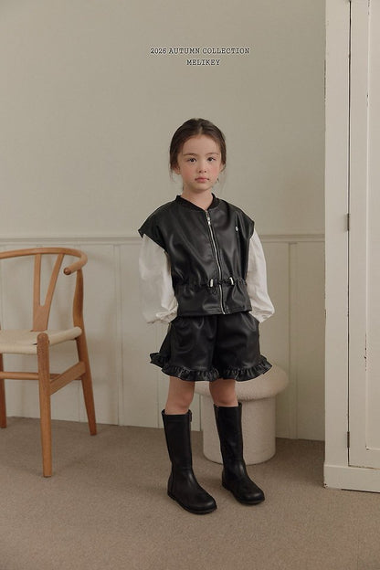 [PRE-ORDER] Faux Leather String Vest