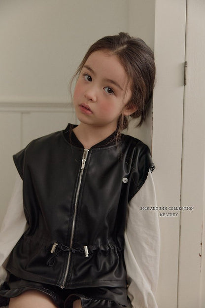 [PRE-ORDER] Faux Leather String Vest