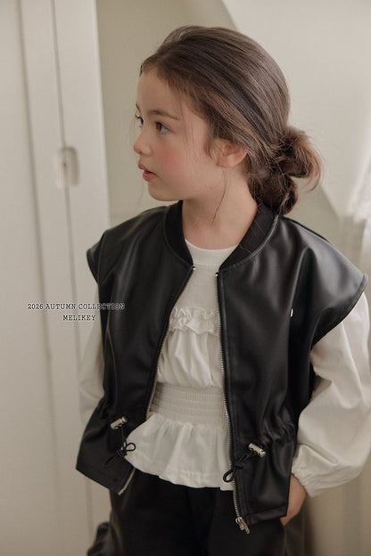 [PRE-ORDER] Faux Leather String Vest