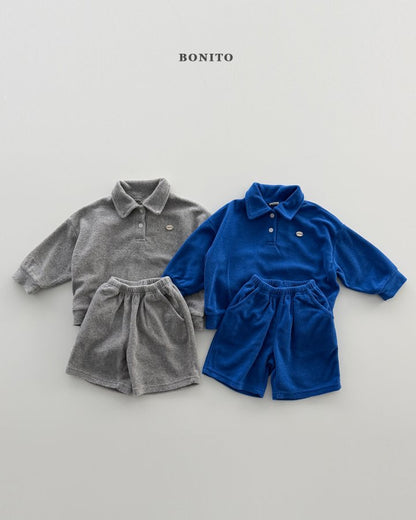 [PRE-ORDER] Terry Collar Top Bottom Set