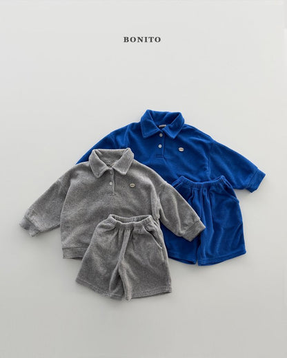 [PRE-ORDER] Terry Collar Top Bottom Set