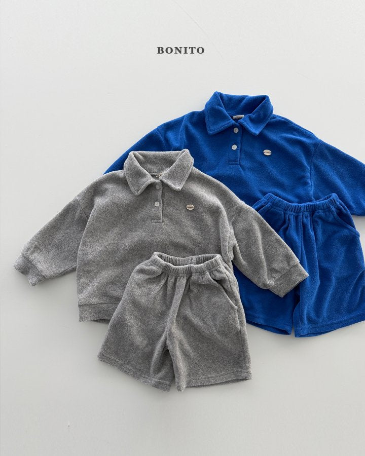 [PRE-ORDER] Terry Collar Top Bottom Set