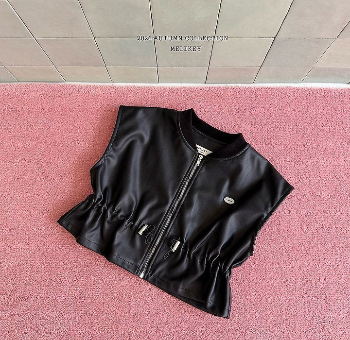 [PRE-ORDER] Faux Leather String Vest