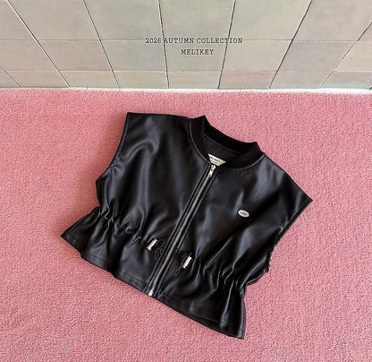 [PRE-ORDER] Faux Leather String Vest
