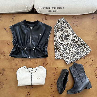 [PRE-ORDER] Faux Leather String Vest