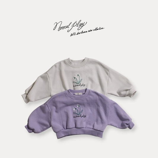 [PRE-ORDER] Two Flower Crop Sweatshirts