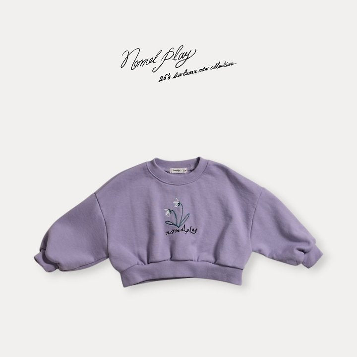 [PRE-ORDER] Two Flower Crop Sweatshirts