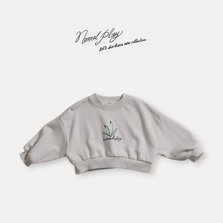 [PRE-ORDER] Two Flower Crop Sweatshirts
