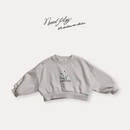 [PRE-ORDER] Two Flower Crop Sweatshirts