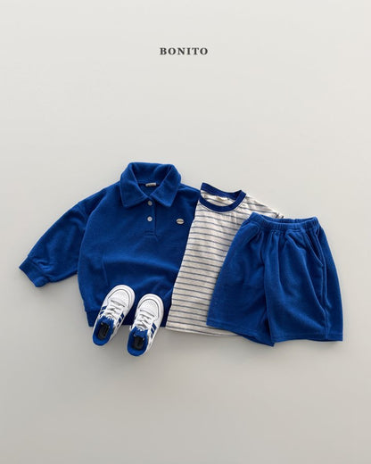 [PRE-ORDER] Terry Collar Top Bottom Set