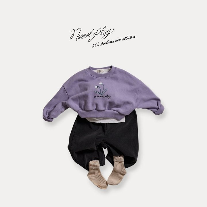[PRE-ORDER] Two Flower Crop Sweatshirts