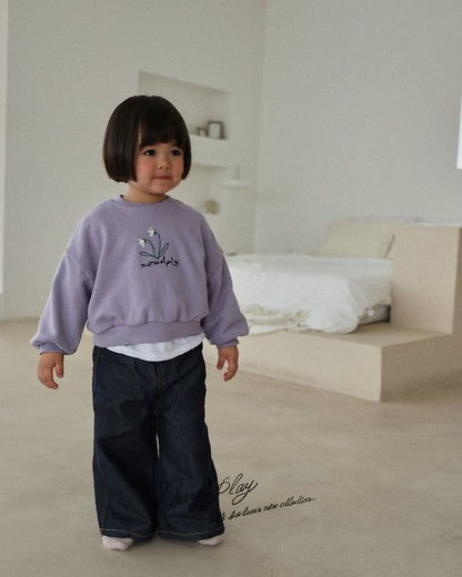[PRE-ORDER] Two Flower Crop Sweatshirts