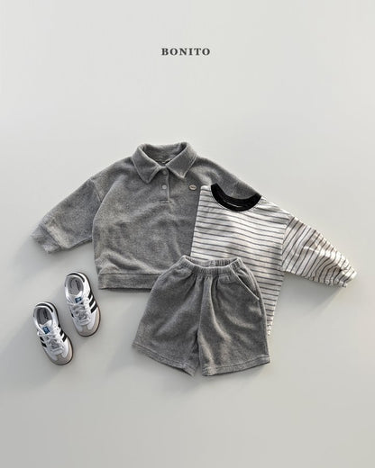 [PRE-ORDER] Terry Collar Top Bottom Set