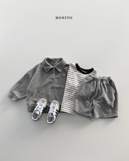 [PRE-ORDER] Terry Collar Top Bottom Set