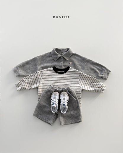 [PRE-ORDER] Terry Collar Top Bottom Set