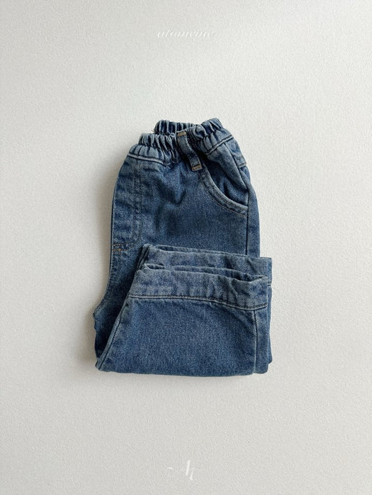 [PRE-ORDER] Half Slit Denim Pants