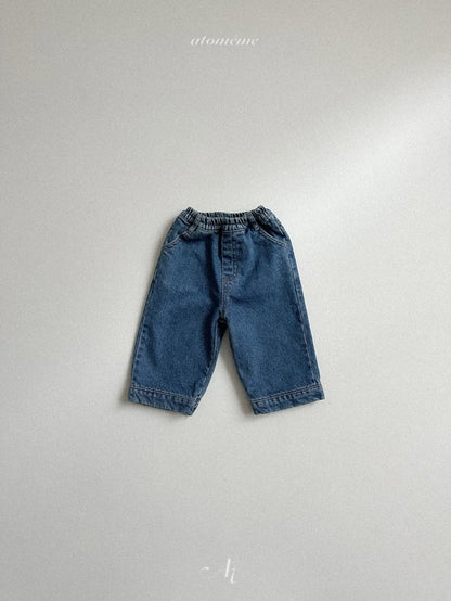 [PRE-ORDER] Half Slit Denim Pants