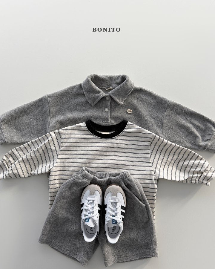 [PRE-ORDER] Terry Collar Top Bottom Set