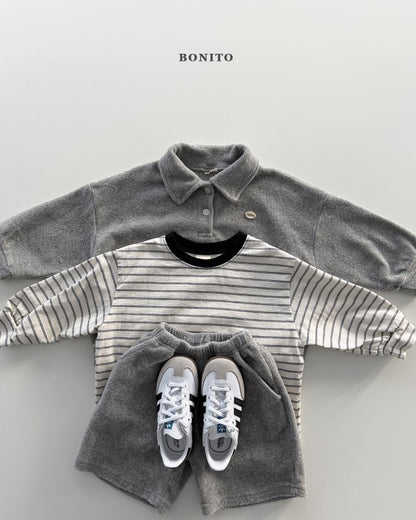 [PRE-ORDER] Terry Collar Top Bottom Set