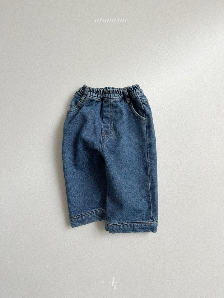 [PRE-ORDER] Half Slit Denim Pants
