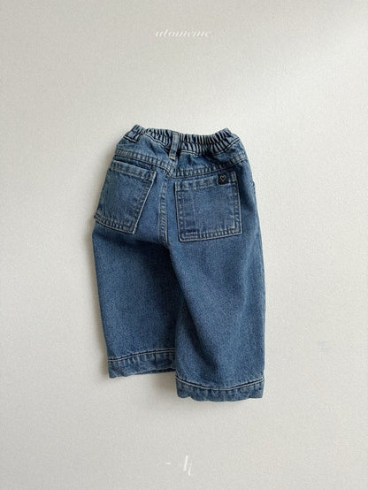 [PRE-ORDER] Half Slit Denim Pants