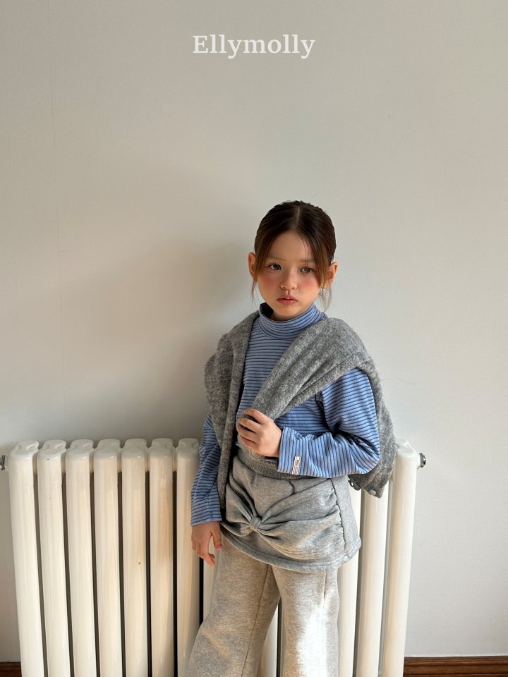 [PRE-ORDER] Mu Stripe Half Turtleneck T-Shirts