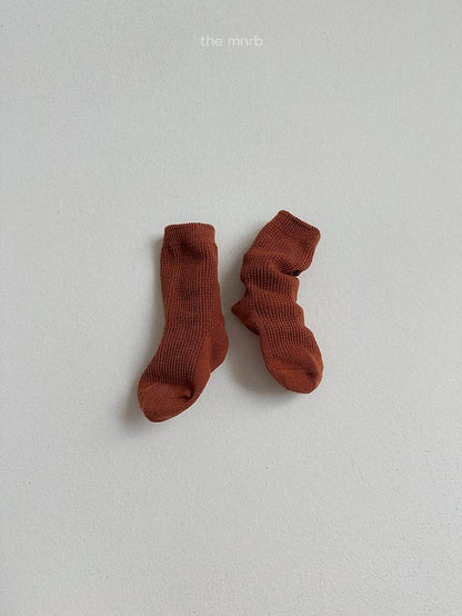 [PRE-ORDER] Basic Waffle Socks Set