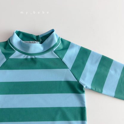 [PRE-ORDER] Stripe Rashguard Top Bottom Set