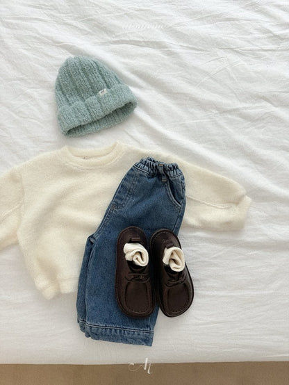 [PRE-ORDER] Half Slit Denim Pants