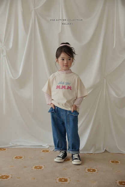 [PRE-ORDER] Frill Line Denim Pants