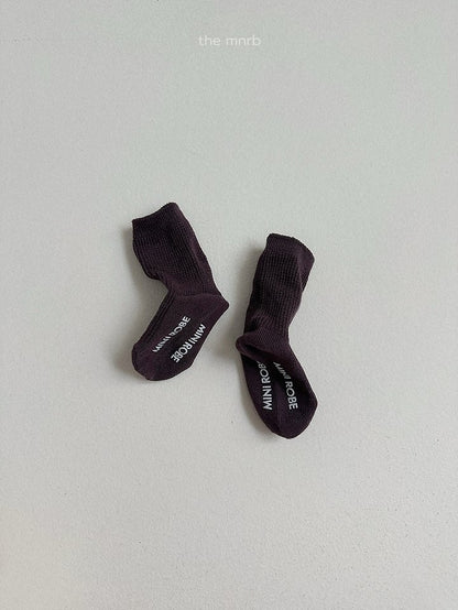 [PRE-ORDER] Basic Waffle Socks Set