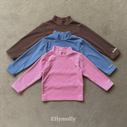 [PRE-ORDER] Mu Stripe Half Turtleneck T-Shirts