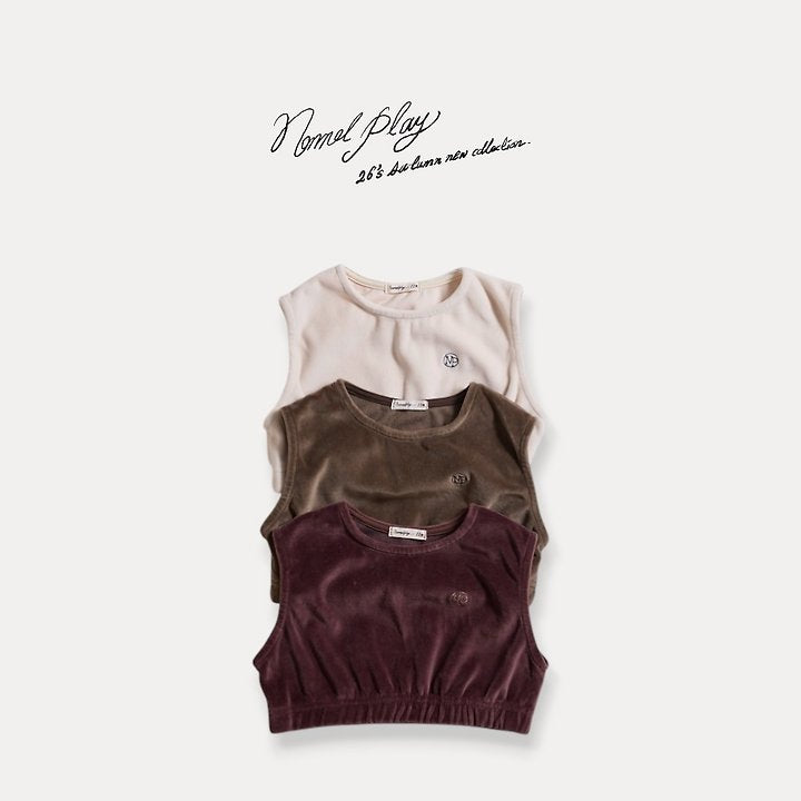 [PRE-ORDER] Velour Crop Vest
