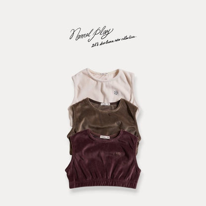 [PRE-ORDER] Velour Crop Vest