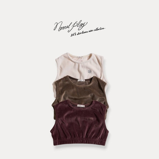 [PRE-ORDER] Velour Crop Vest
