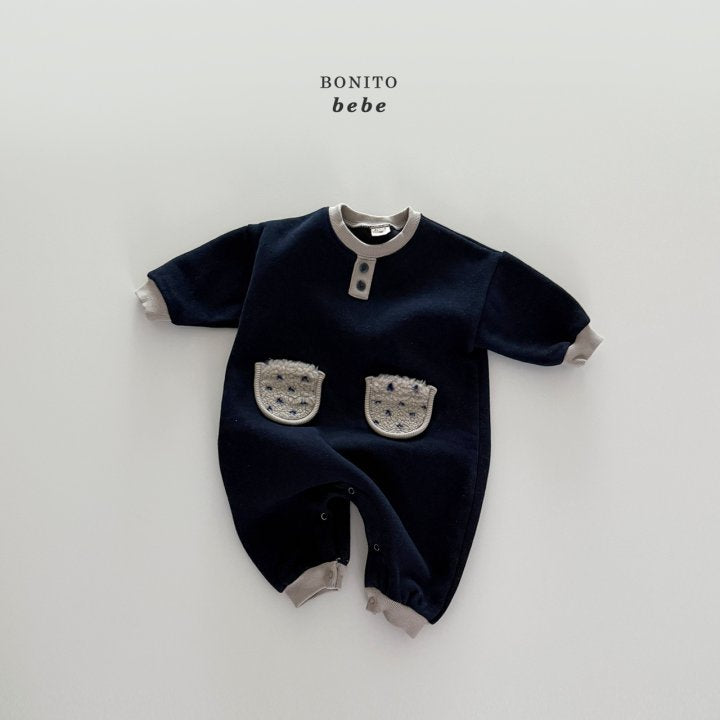 [PRE-ORDER] Color Block Two Pocket Body Suit