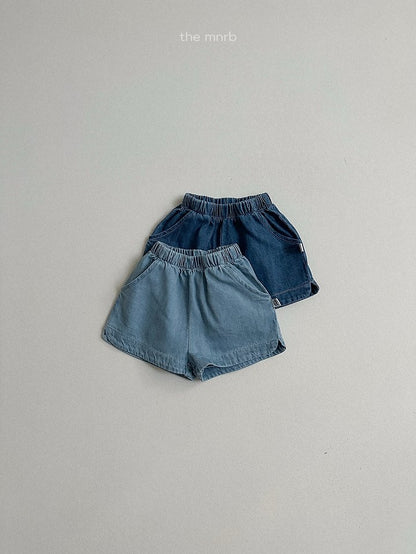 [PRE-ORDER] Round Denim Shorts